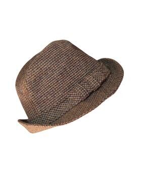 Vintage Totes Brown Fedora Hat Size Large